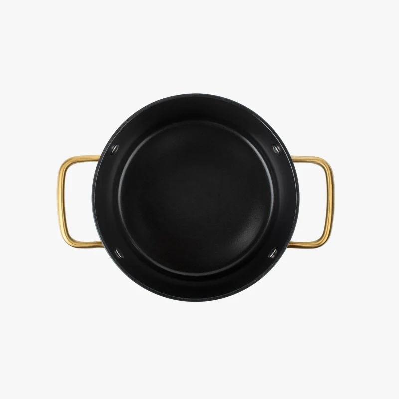 Cacerola Antiadherente Cerámico Serie Samoa Iconic Negro 20 Cm / 2,6 L