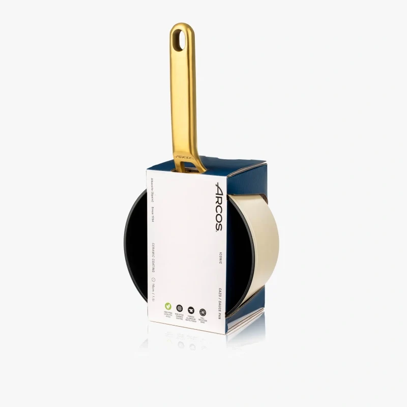 Cazo Antiadherente Cerámico Serie Samoa Iconic Beige 16 Cm / 1,5 L