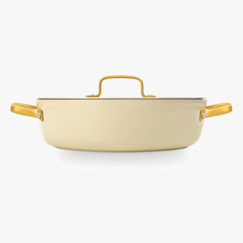 Cacerola Antiadherente Cerámico Serie Samoa Iconic Beige 28 Cm / 4,3 L