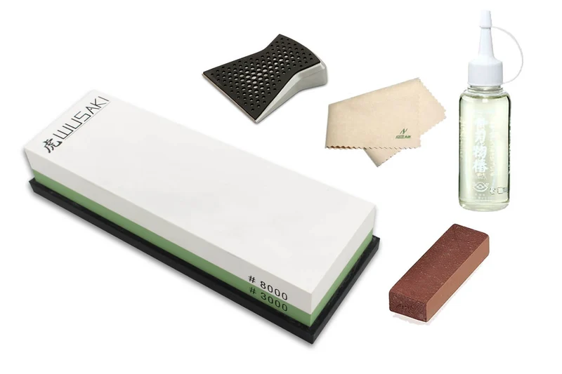 Pack spécial entretien pour couteaux en acier - Pierre 3000/8000
