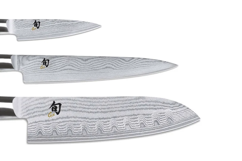 Mallette Kai Shun Classic 3 couteaux japonais damassés