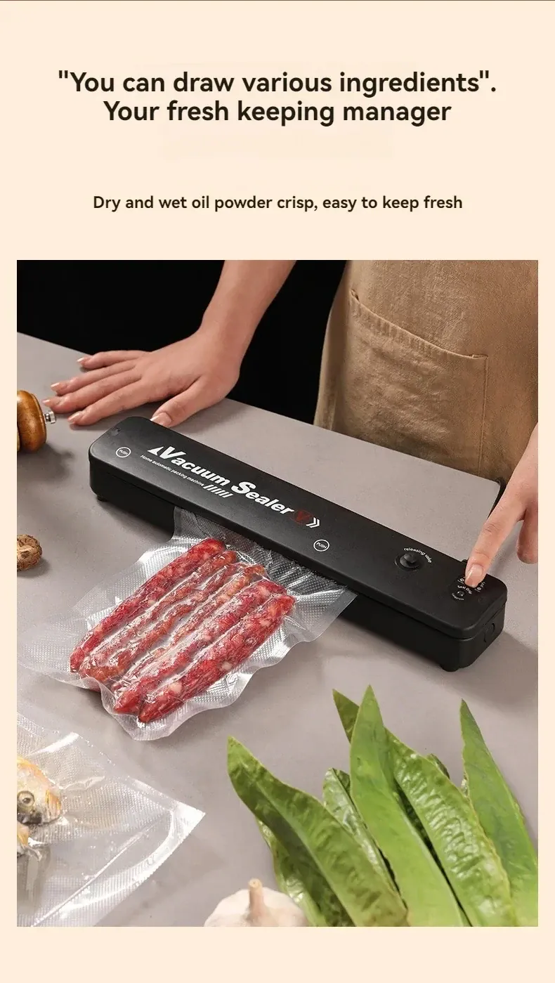Machine Sous Vide Alimentaire 220V - Scelleuse Portative Automatique