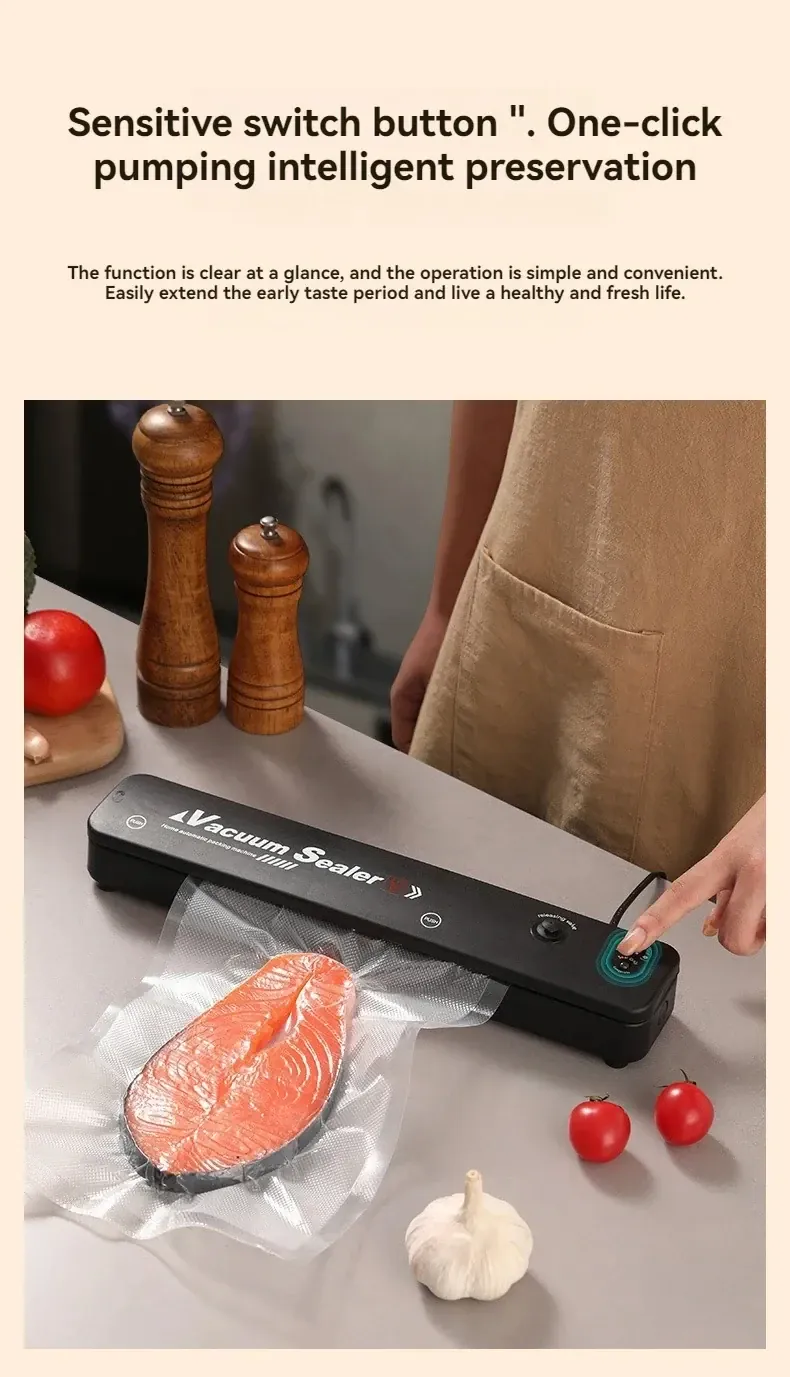 Machine Sous Vide Alimentaire 220V - Scelleuse Portative Automatique