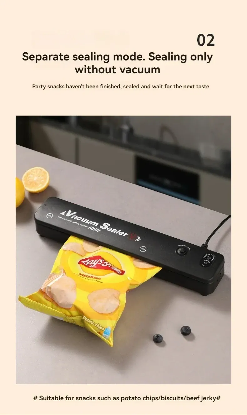 Machine Sous Vide Alimentaire 220V - Scelleuse Portative Automatique