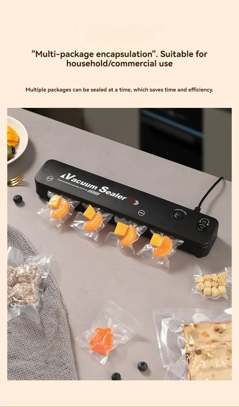 Machine Sous Vide Alimentaire 220V - Scelleuse Portative Automatique