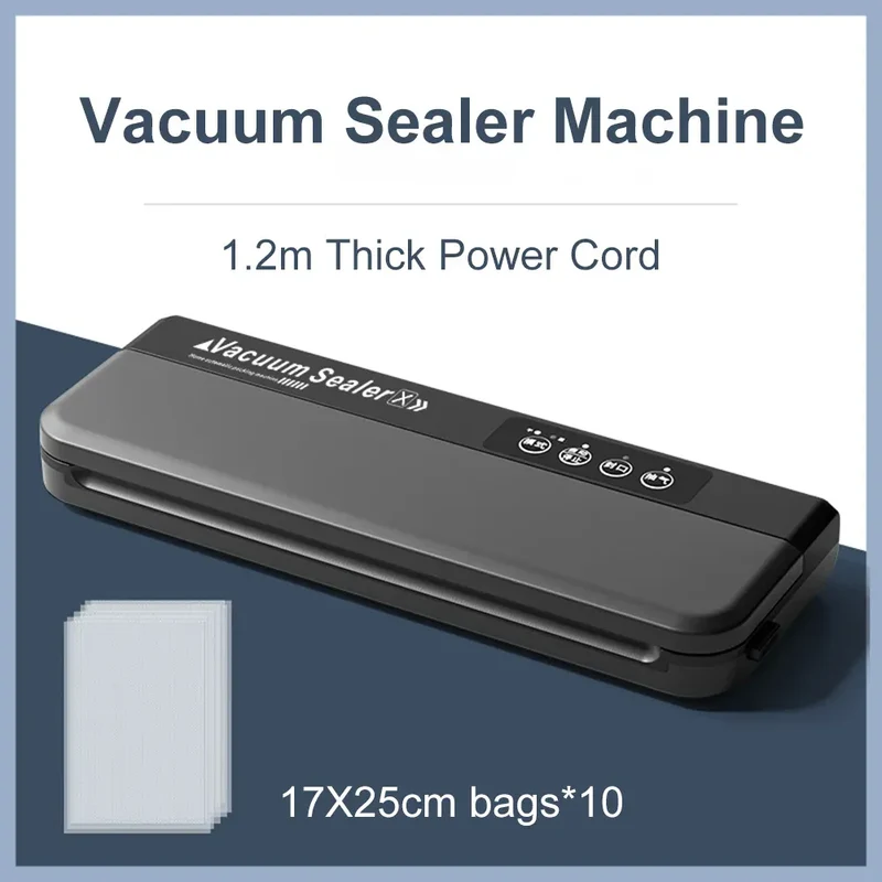 Machine Sous Vide Alimentaire 60 kPa avec 10 Sacs de Conservation