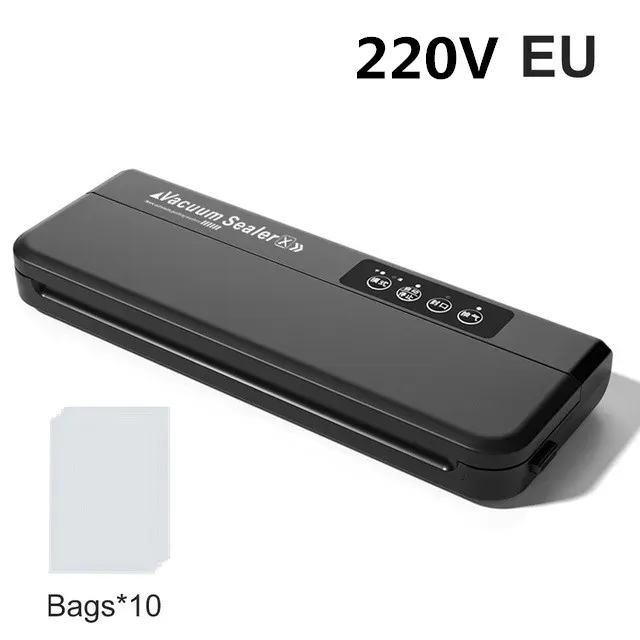 Machine Sous Vide Alimentaire 60 kPa avec 10 Sacs de Conservation