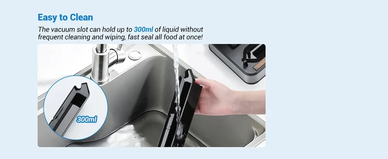 Machine Sous Vide Alimentaire INKBIRD 150W – Double Pompe 80 kPa – Cutter Intégré et Sacs Inclus