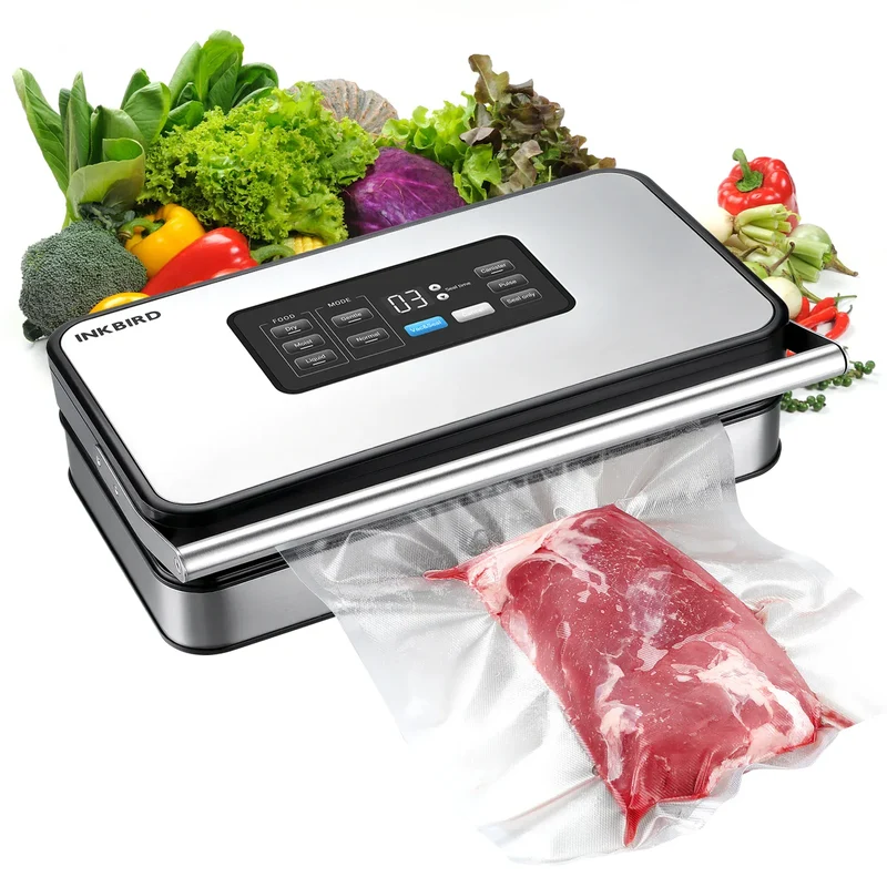Machine Sous Vide Alimentaire INKBIRD 150W – Double Pompe 80 kPa – Cutter Intégré et Sacs Inclus