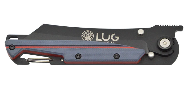 Couteau SP3T gris/rouge Lug