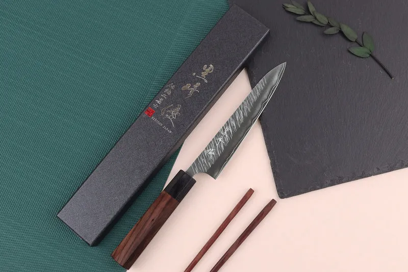 Couteau universel japonais artisanal Yu Kurosaki Fujin 15cm SG2