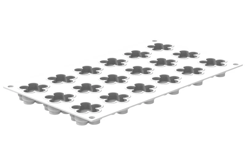 Moule en silicone professionnel 3D Silikomart 18 fleurs XS