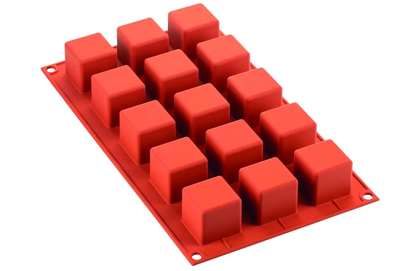Moule en silicone professionnel Silikomart Silicon Flex 300x175mm 15 cubes