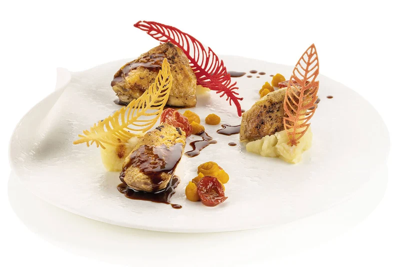 Moule en silicone professionnel Silikomart Naturae 470x270mm 20 plumes