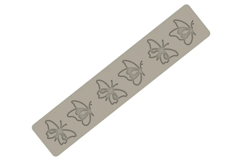 Tapis en silicone professionnel Silikomart Grace 6 papillons