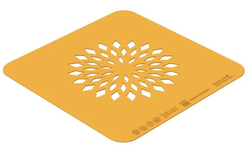 Set de 2 pochoirs en silicone professionnel Silikomart Naturae fleurs de lotus Ø10cm