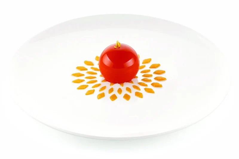 Set de 2 pochoirs en silicone professionnel Silikomart Naturae fleurs de lotus Ø10cm