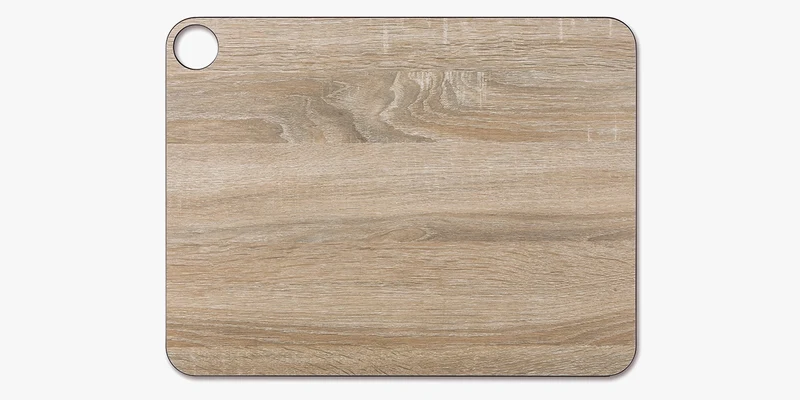 Tabla de corte marrón con colgador 427 x 327 mm