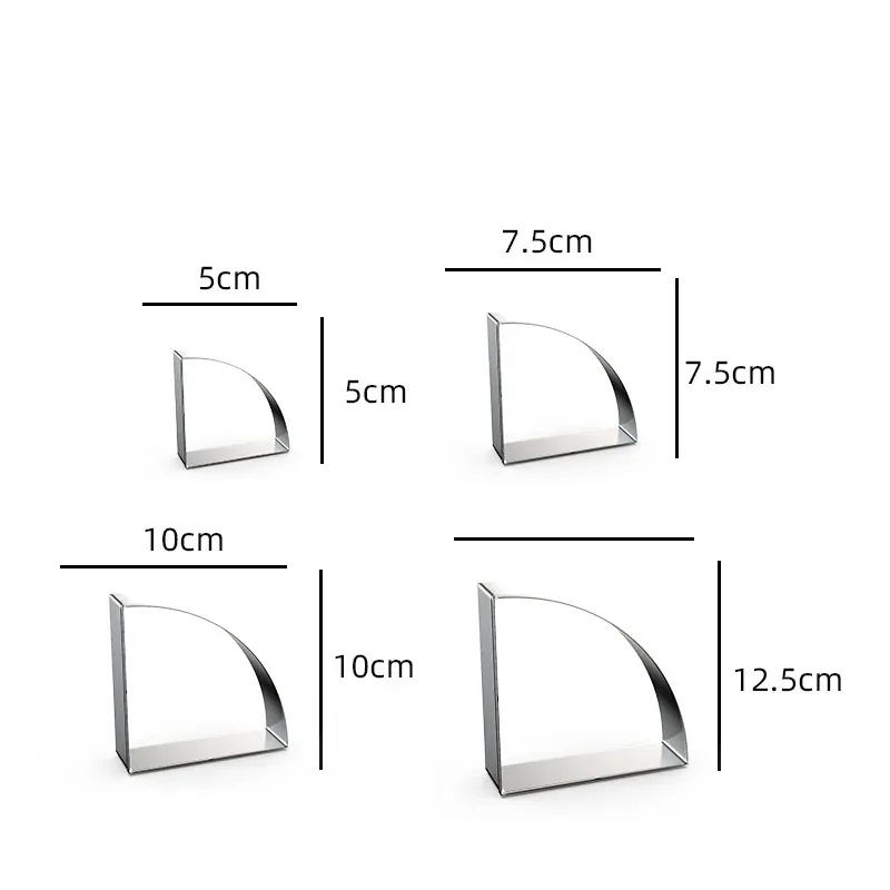 Emporte-pièces en métal rectangulaires - 12 pièces pour pâtisserie