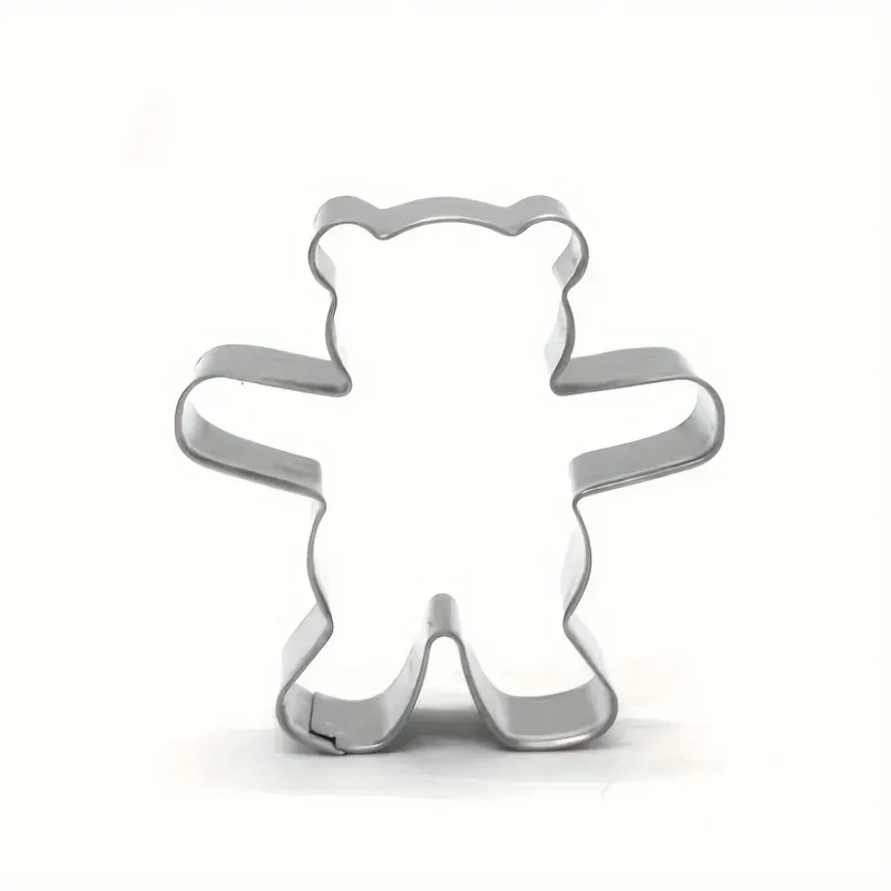 Emporte-pièces Oursons en Acier Inoxydable - 5 Molds pour Biscuits Festifs