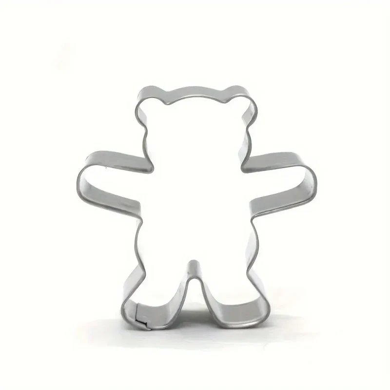 Emporte-pièces Oursons en Acier Inoxydable - 5 Molds pour Biscuits Festifs