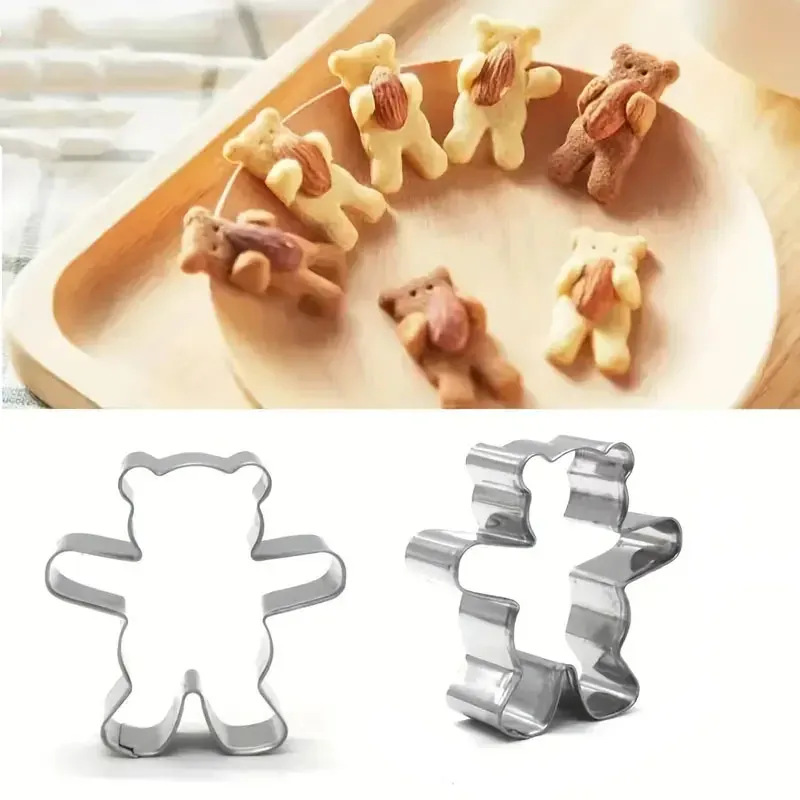 Emporte-pièce ours en inox - Découpeur de biscuits pour pâtisserie