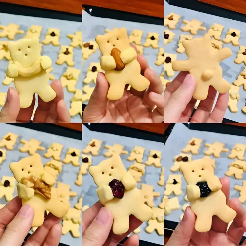 Emporte-pièce ours en inox - Découpeur de biscuits pour pâtisserie