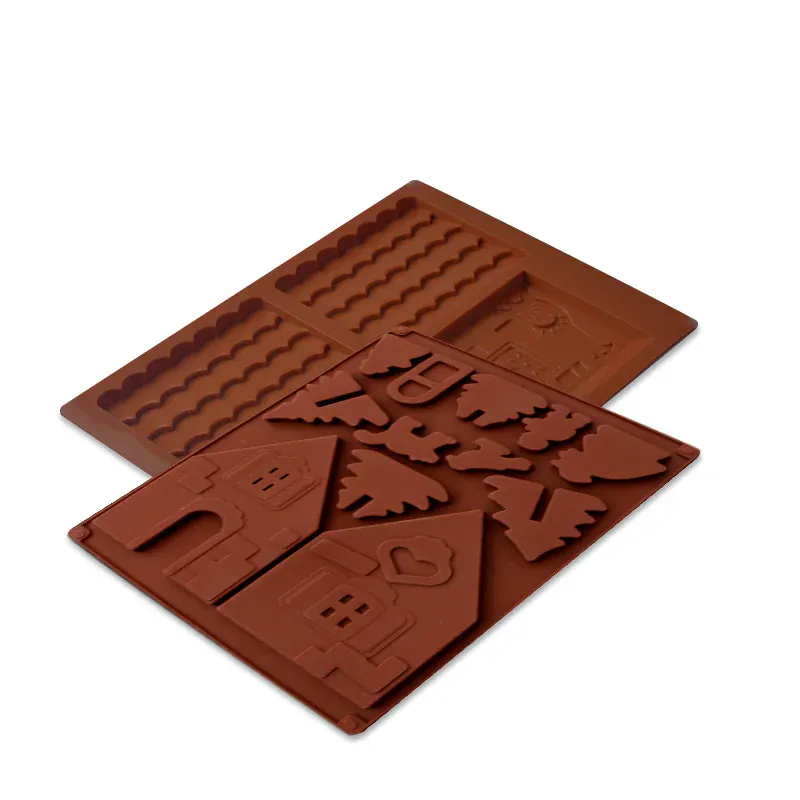 Emporte-pièces en inox - Set de 4 formes décoratives souriantes pour Noël