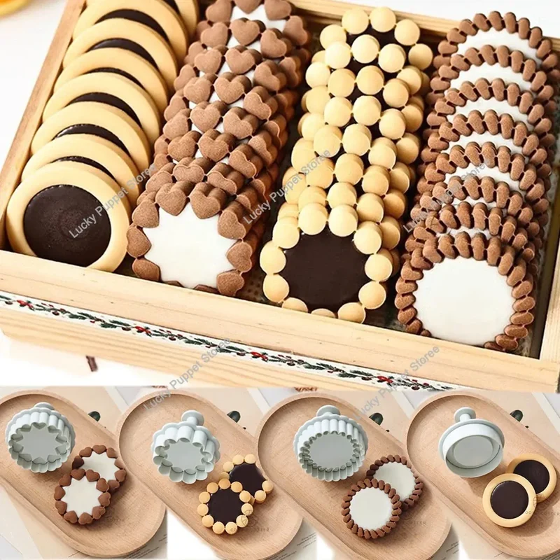 Emporte-pièces à biscuits en métal - Set de 3 modèles floraux