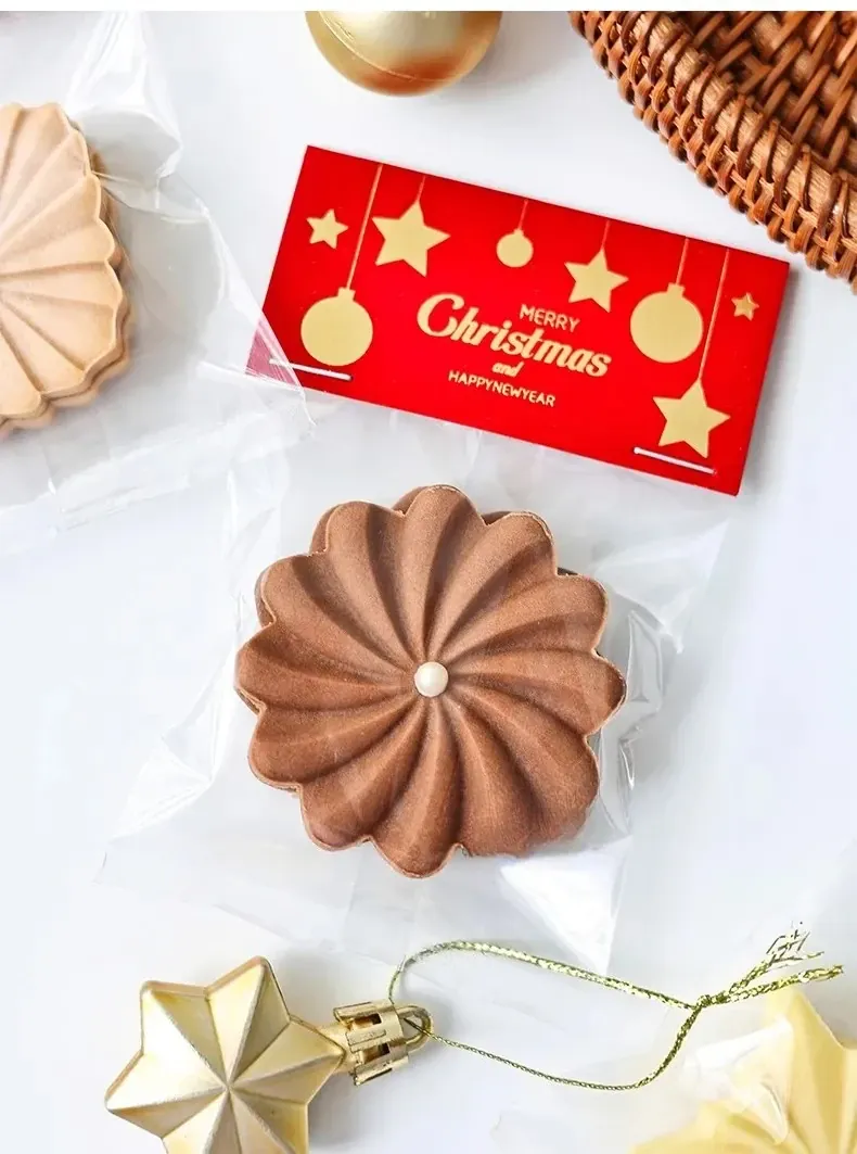 Emporte-pièces à biscuits en métal - Set de 3 modèles floraux