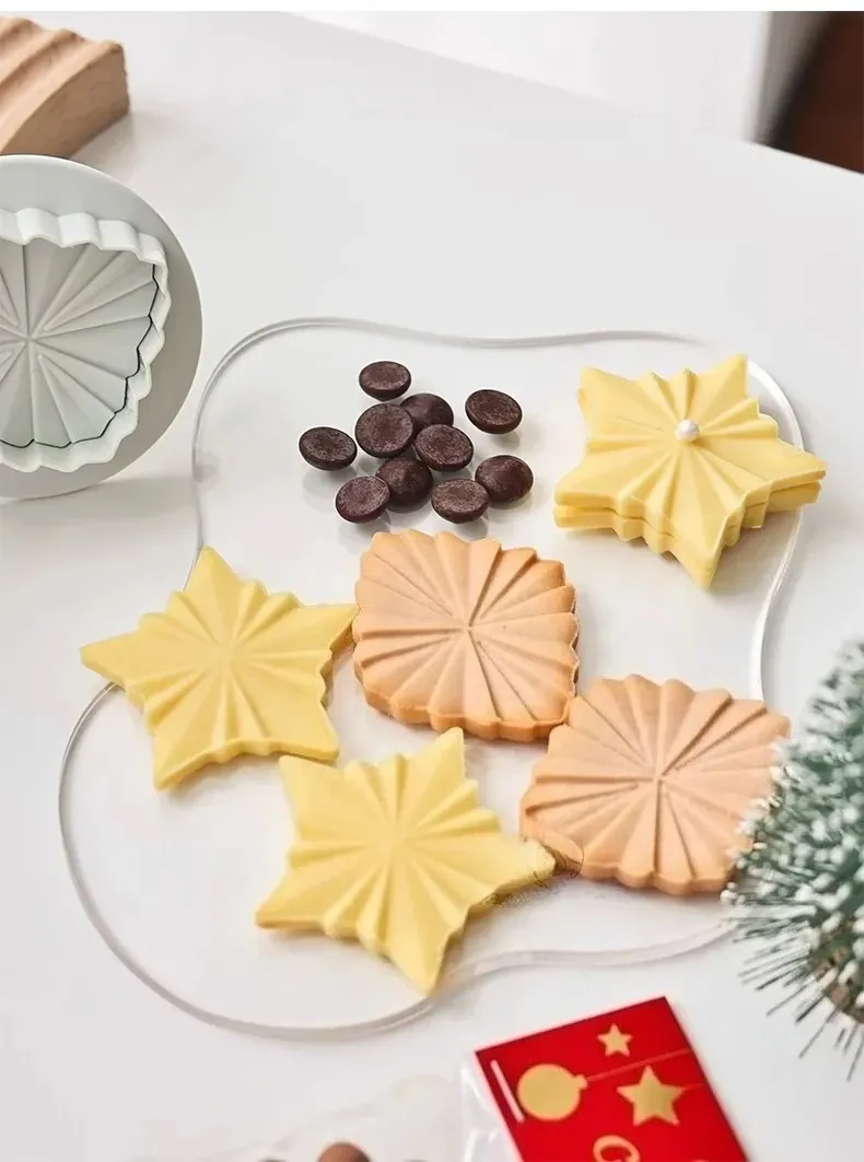 Emporte-pièces à biscuits en métal - Set de 3 modèles floraux