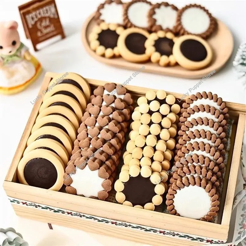 Emporte-pièce en silicone pour biscuits en forme de fleur - 3 pièces