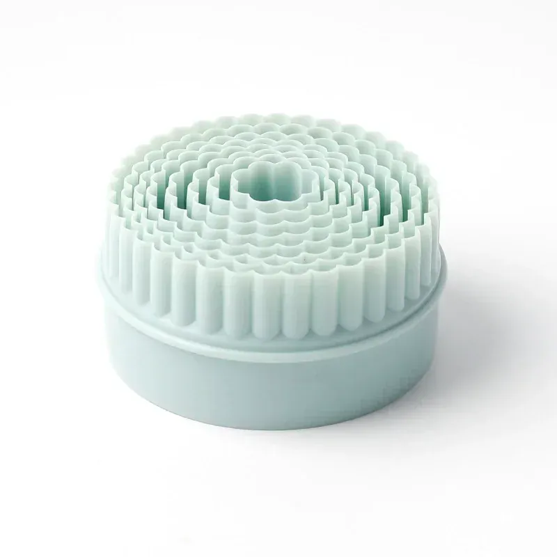 Ensemble de 8 Emporte-Pièces Ronds en Silicone Non-adhésif pour Pâtisserie