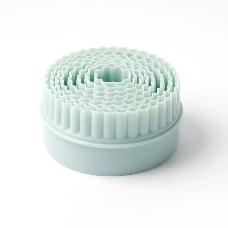 Ensemble de 8 Emporte-Pièces Ronds en Silicone Non-adhésif pour Pâtisserie