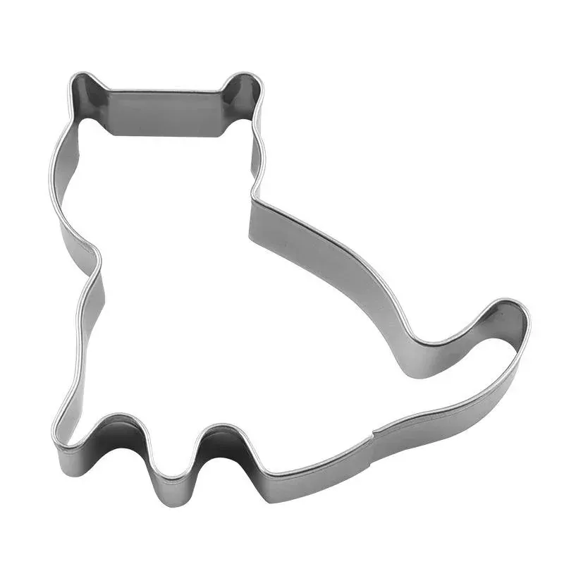Emporte-pièces en inox 5 pièces - Formes de chats pour pâtisserie