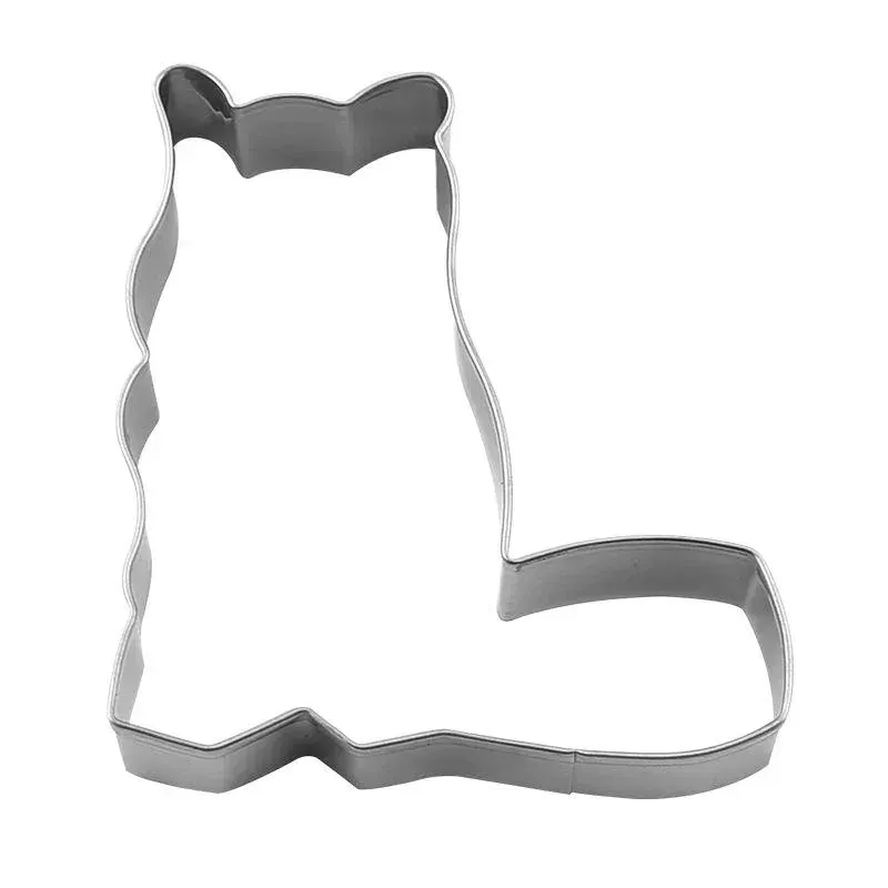 Emporte-pièces en inox 5 pièces - Formes de chats pour pâtisserie
