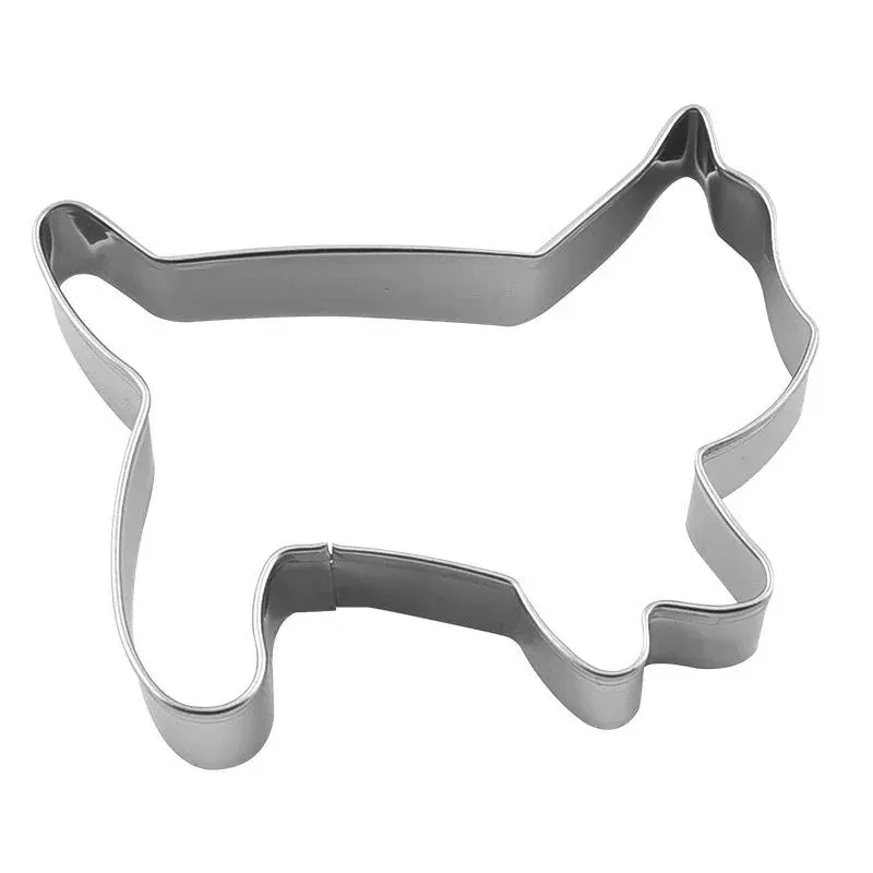 Emporte-pièces en inox 5 pièces - Formes de chats pour pâtisserie