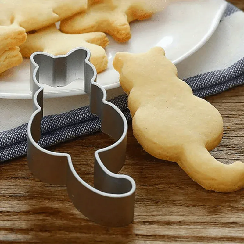 Emporte-pièces à biscuit en acier inoxydable - Set de 5 animaux
