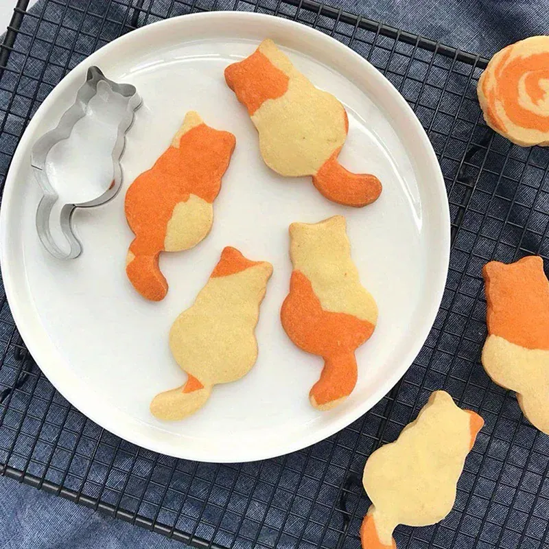 Emporte-pièces à biscuit en acier inoxydable - Set de 5 animaux