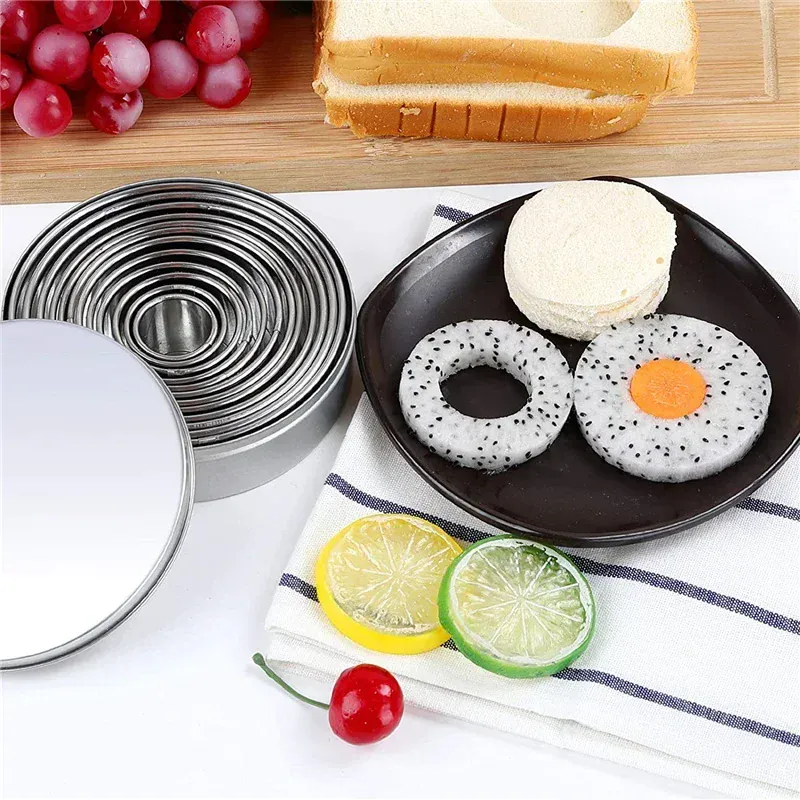 Emporte-pièces en Acier Inoxydable - 5 Pièces pour Pâtisserie