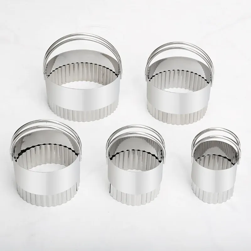 Emporte-pièces à biscuits en acier inoxydable - Set de 5 pièces