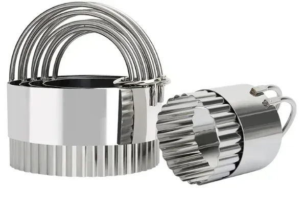 Emporte-pièces à biscuits en acier inoxydable - Set de 5 pièces