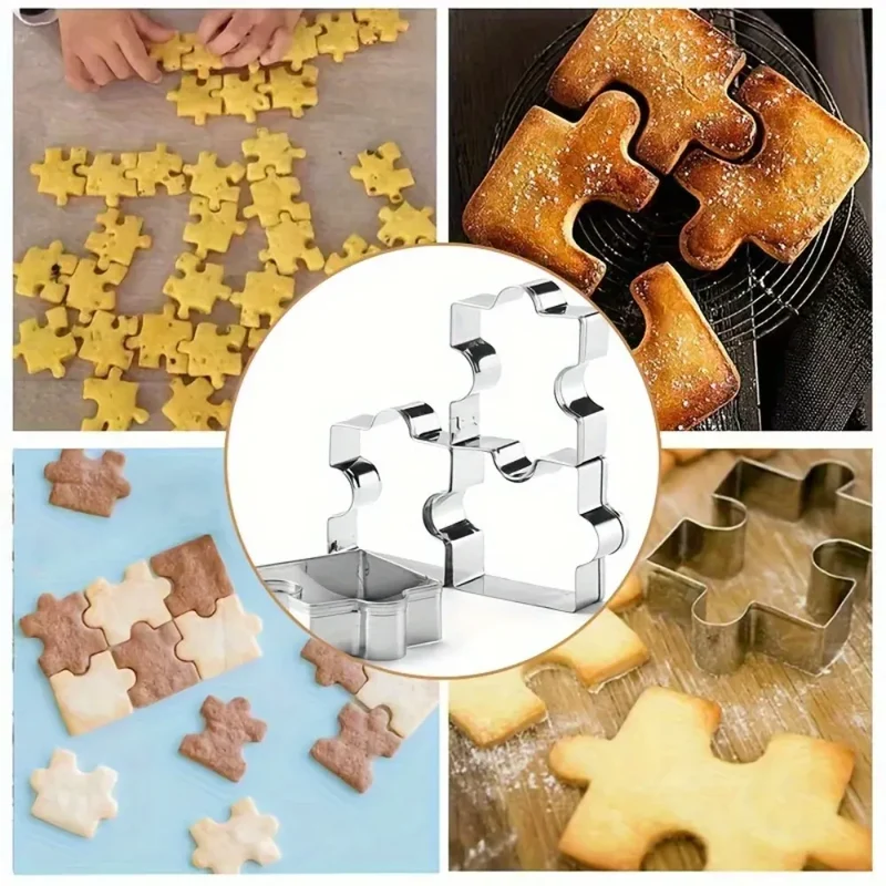 Emporte-pièces en Acier Inoxydable - Set de 4 Pour Gâteaux et Biscuits