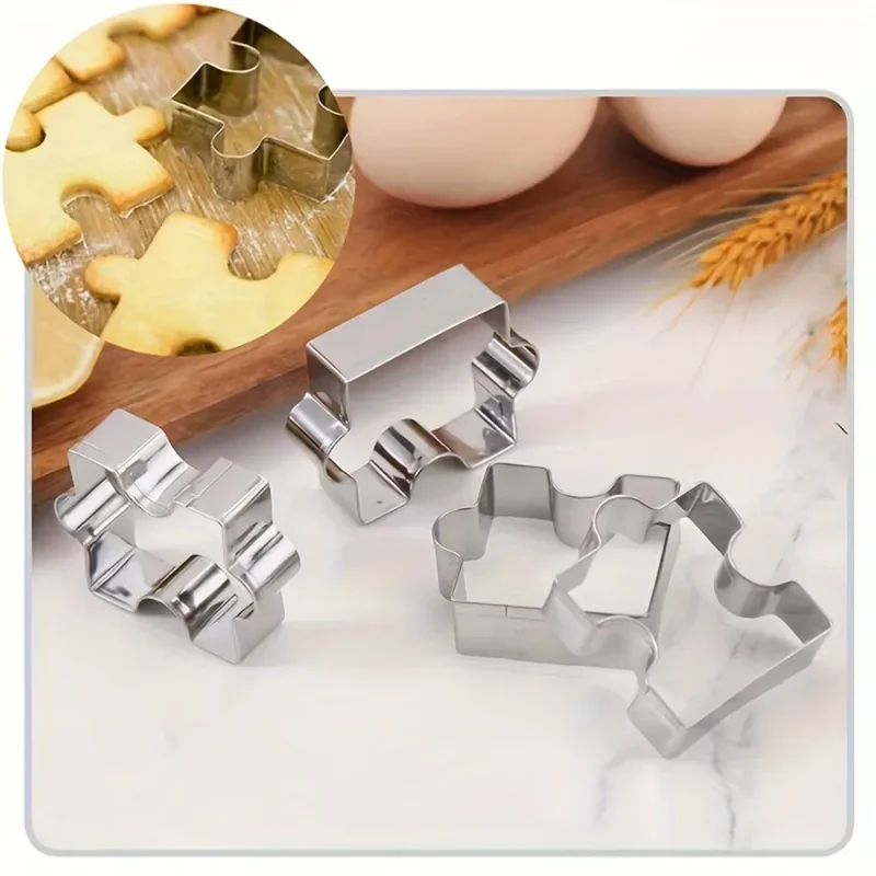 Emporte-pièces en Acier Inoxydable - Set de 4 Pour Gâteaux et Biscuits