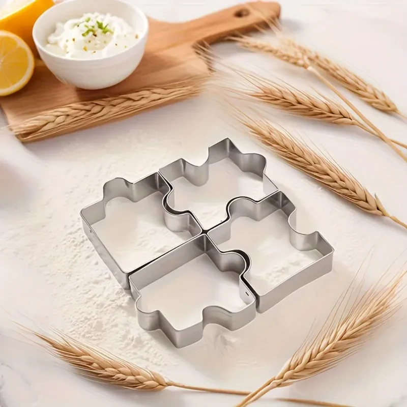 Emporte-pièces en Acier Inoxydable - Set de 4 Pour Gâteaux et Biscuits