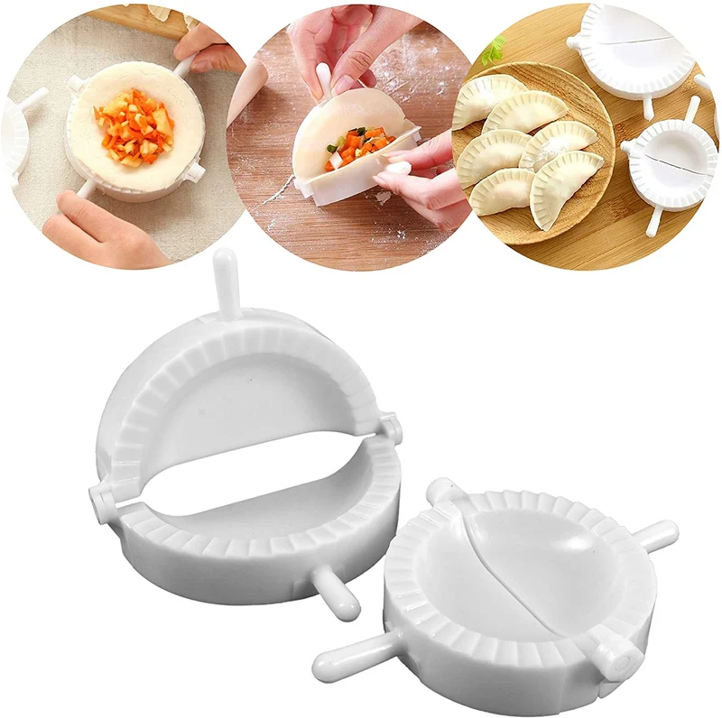 Set de 3 Emporte-Pièces en Plastique pour Raviolis et Gyozas