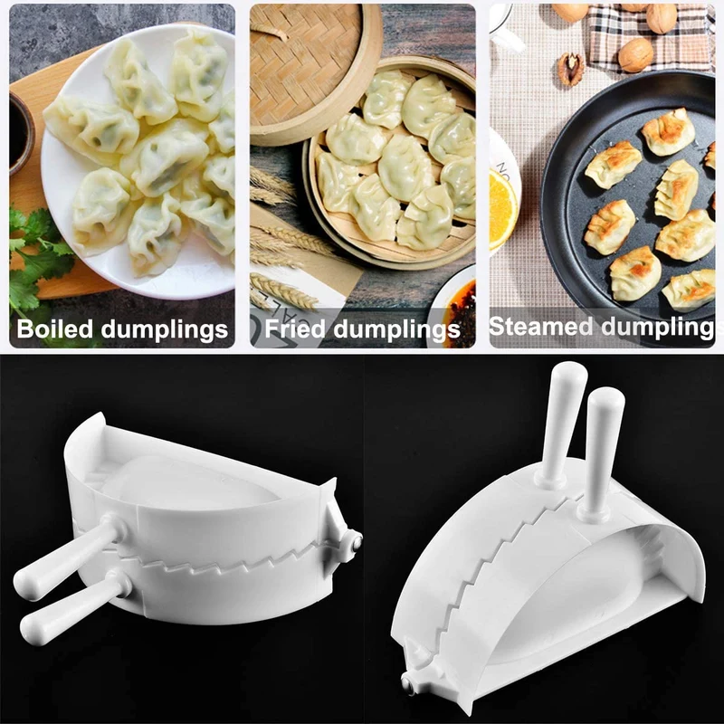 Set de 3 Emporte-Pièces en Plastique pour Raviolis et Gyozas