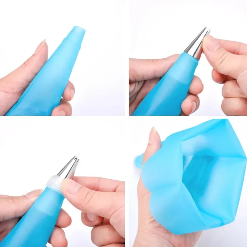 Poche à Douille en Silicone - Utensile de Décoration de Gâteaux