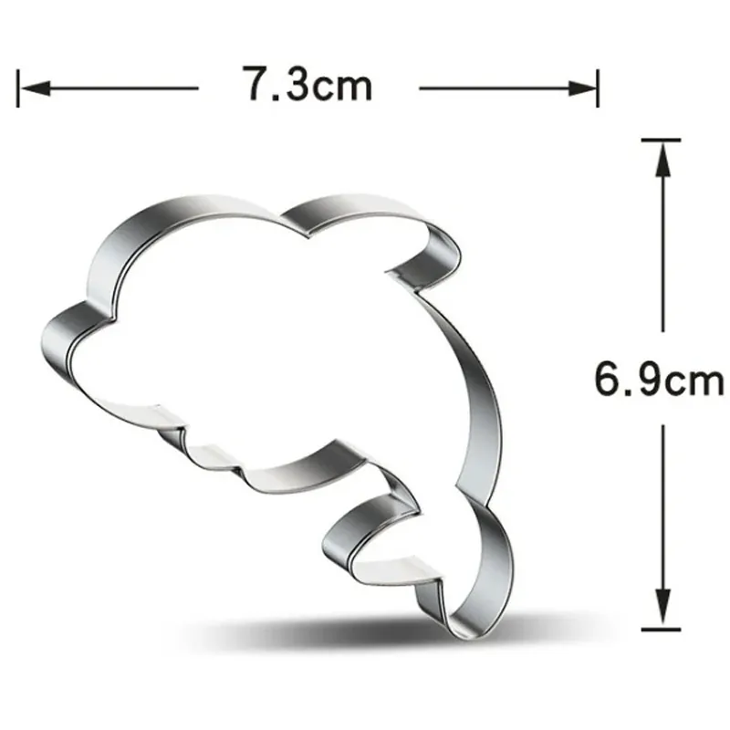 Emporte-pièces en Métal Mer - Set de 10 Outils de Pâtisserie