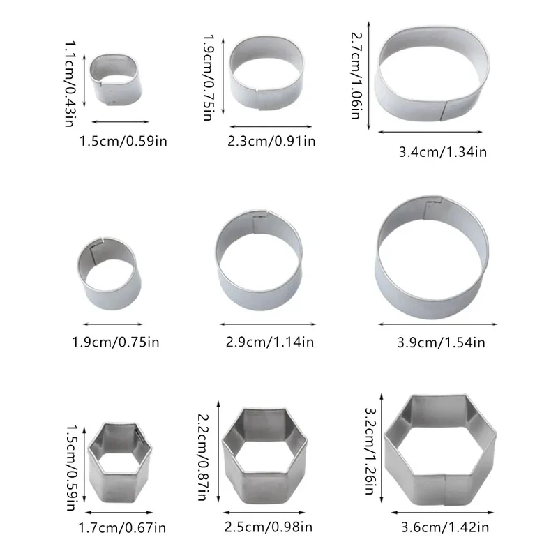 Emporte-pièces pour biscuits en acier inoxydable - 24 pièces assorties